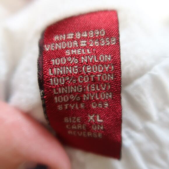 Vintage 90s Tudor Court white snap front windbreaker jacket XL - Picture 6 of 6